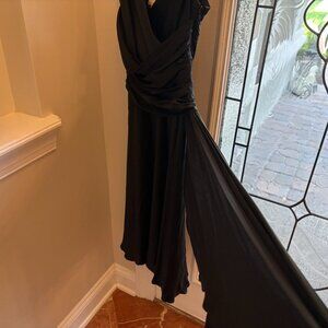 Black Silk Dress